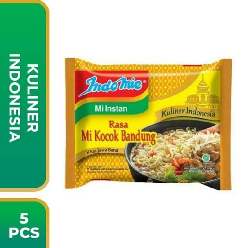 

PAKET INDOMIE MI KOCOK BANDUNG 5PCS