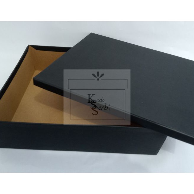 

Extra Hardbox uk 3 x 25 x 8 cm cover luar hitam kotak kado hampers giftbox l Rid box l kotak keras l kotak tebal