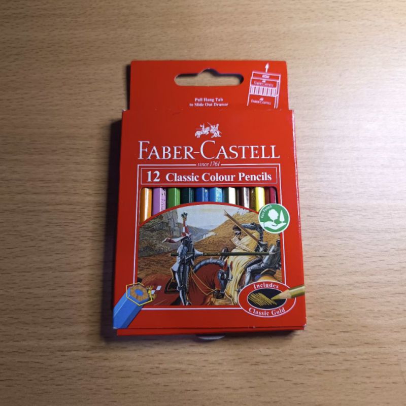 

PENSIL WARNA FABER CASTELL 12 CLASSIC (PENDEK)