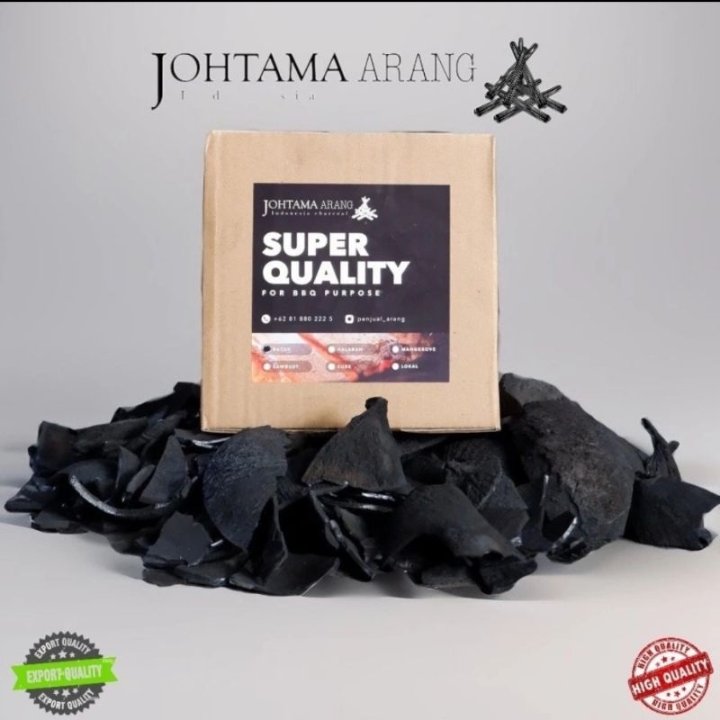 Arang BATOK / arang batok kelapa / Coconut Charcoal / Charcoal / areng / Arang BBQ / Arang untuk Sea