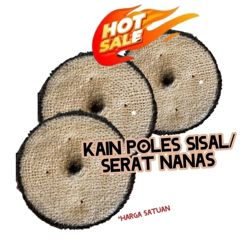 KAIN POLES SISAL/SERAT NANAS