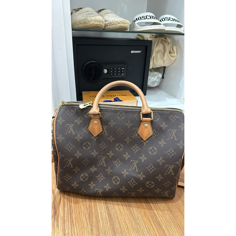 tas LV speedy 25 monogram preloved miror 1:1