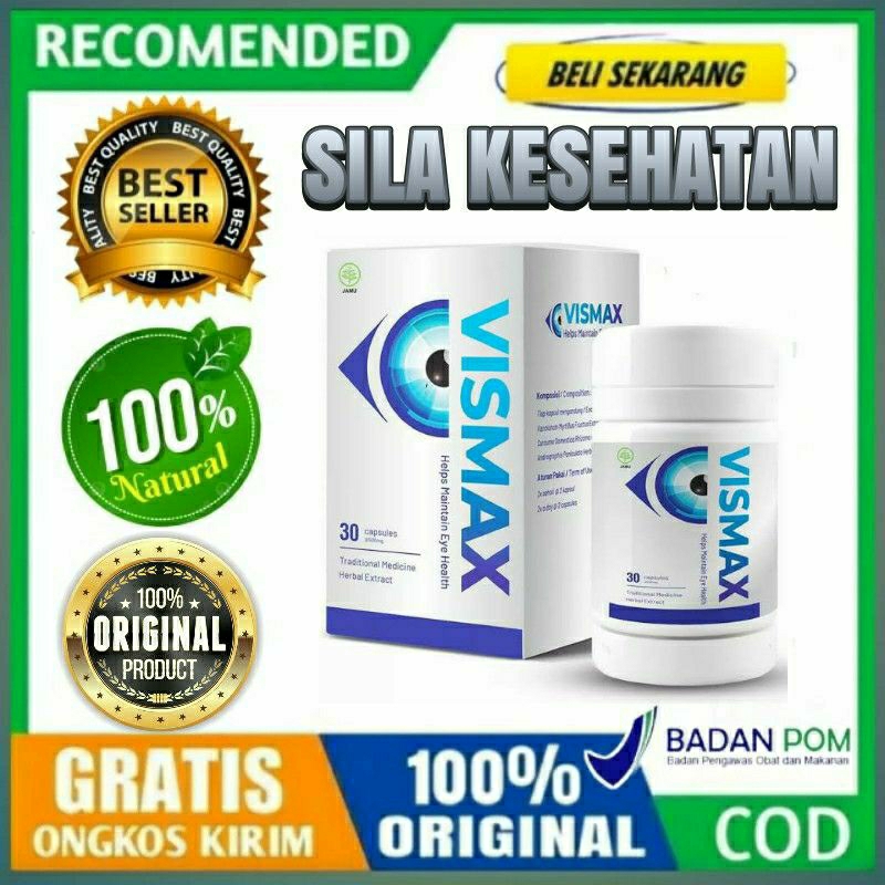 Vismax Obat Mata Minus Plus Rabun Herbal VISMAX Original Vismax Asli 100% Terbaik