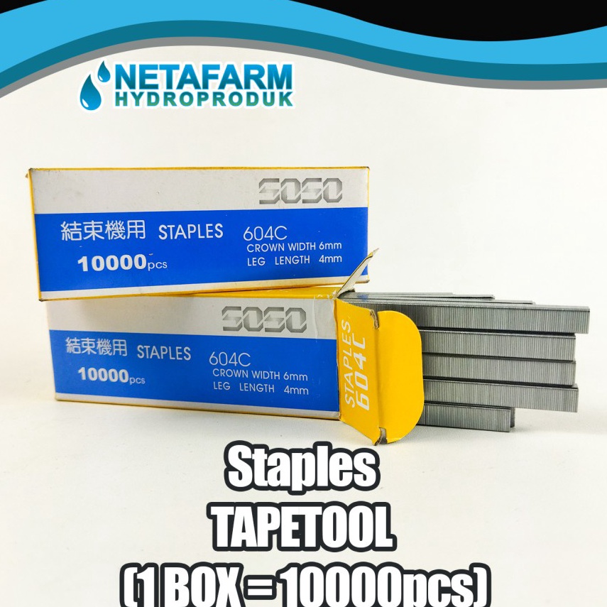 

Murah nampol Tapetool Refill Staples Stapler Isi Ulang Tape tool 1 Box