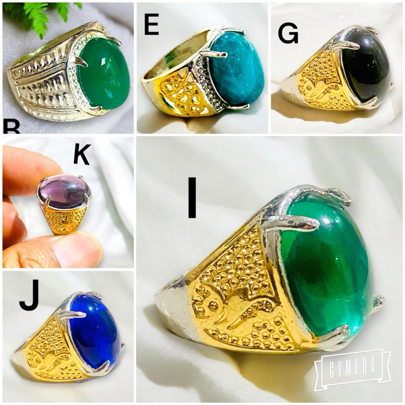 Cincin akik //cincin batu //cincin untuk pria dan wanita//perhiasan// cincin //cincin batu