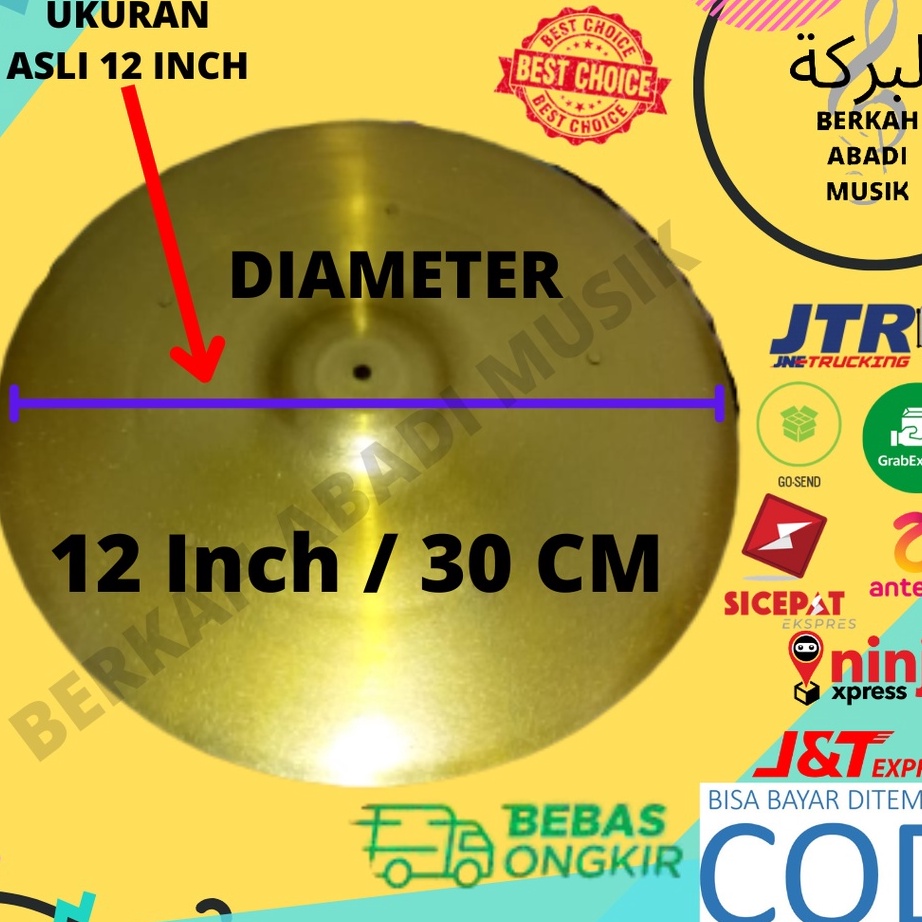 Istimewa SIMBAL 12 INCH CYMBAL 12 INCH SIMBAL MARAWIS CIMBAL MARAWIS SYMBAL MARAWIS SIMBAL DRAM SIMB