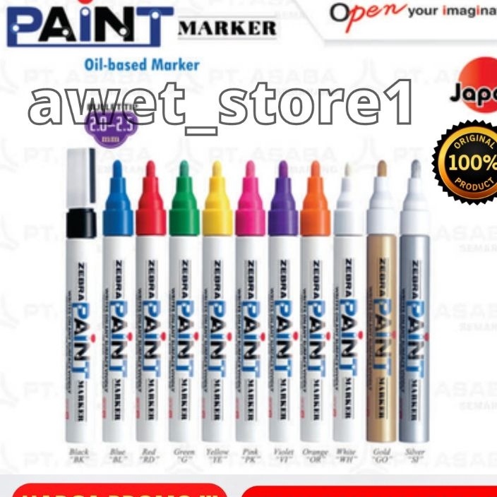 

KP8 Spidol Ban Paint Maker Zebra