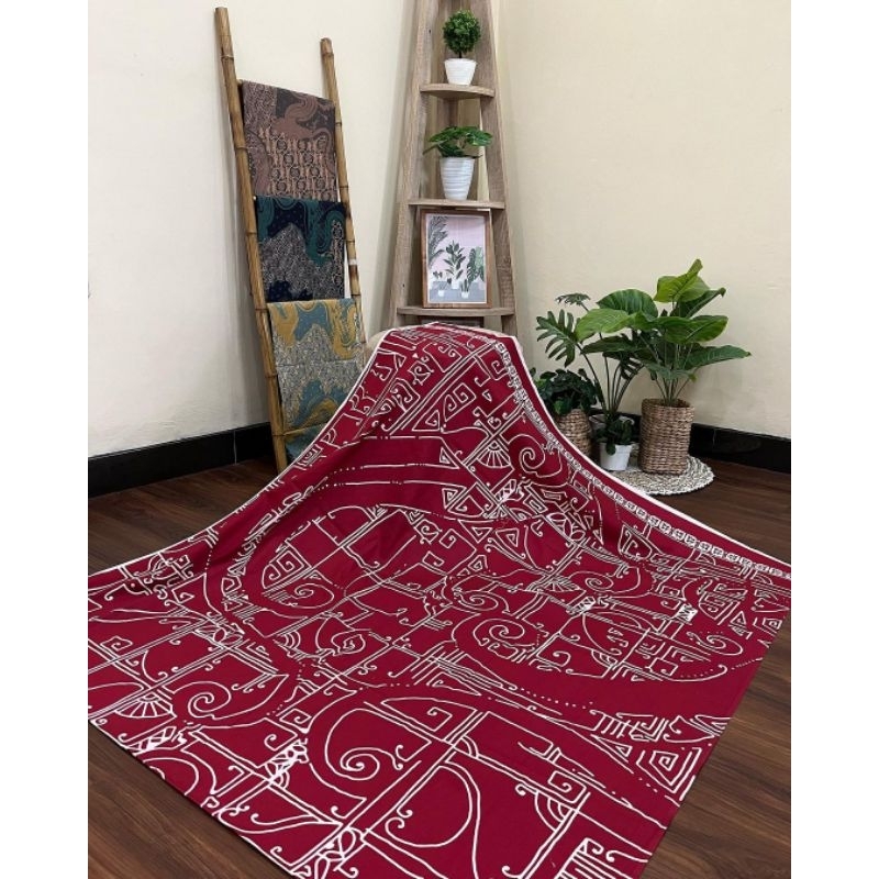 KAIN BATIK BAHAN PREMIUM SOLO DASAR MERAH
