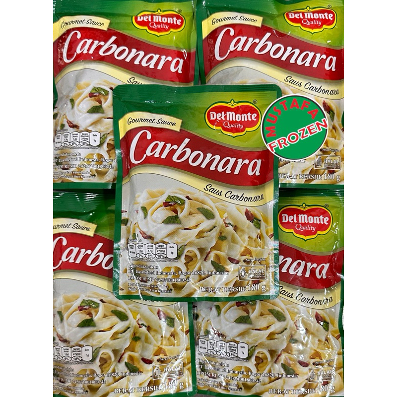 

Del Monte Carbonara 180Gr