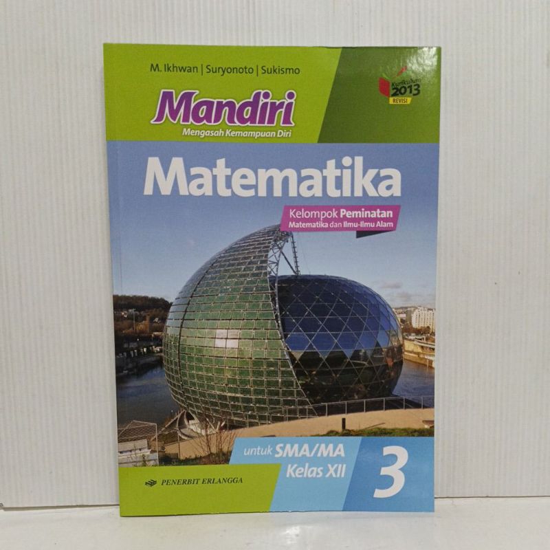 Mandiri Matematika Peminatan kelas 12 SMA/MA Erlangga Original