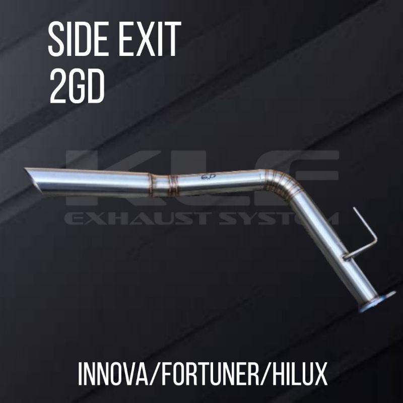 Knalpot Side Exit Innova Reborn 2gd Fortuner Vrz Hilux 2gd