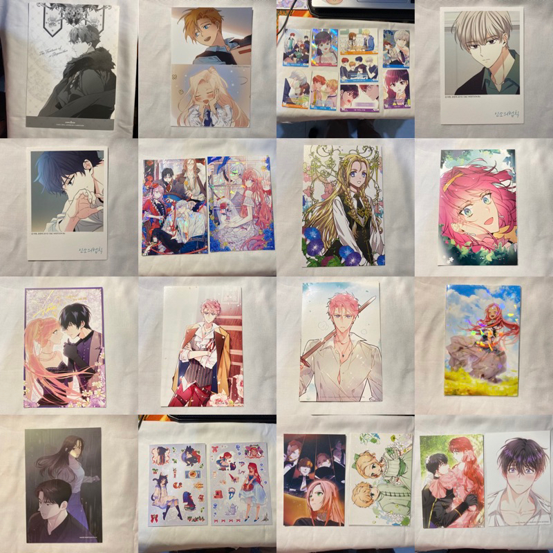 MANHWA WEBTOON OFFICIAL POSTCARD MY REASON TO DIE A STEPMOTHER MARCHEN INSO’S LAW VILLAINESS ARE DES