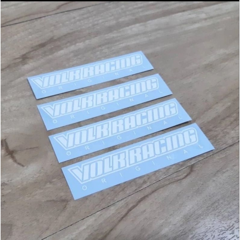 Sticker velg mobil  Volk Racing te37 saga