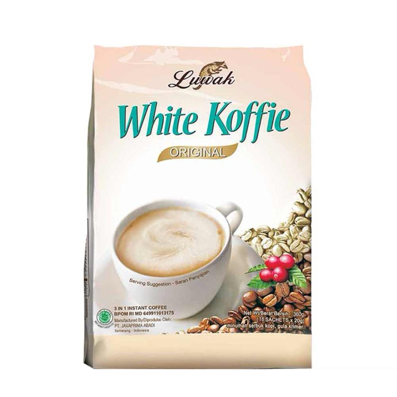 

Kopi white koffie luwak original 18x20gr