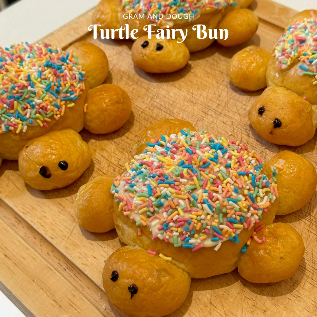 

Turtle Fairy Bun (Chocolate Bun) - Gram and Dough