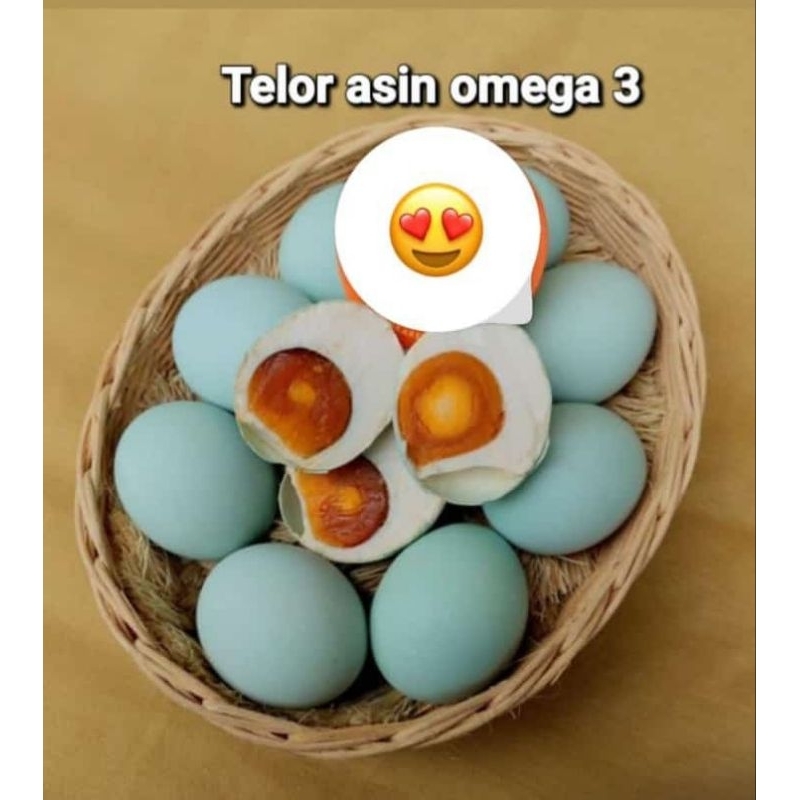 

telor asin omega 3 premium [besar] isi 10telor asin fresh