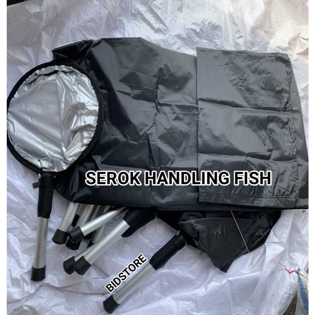 Serok handling ikan koi fish handling serok pindah serokan seser ikan koi