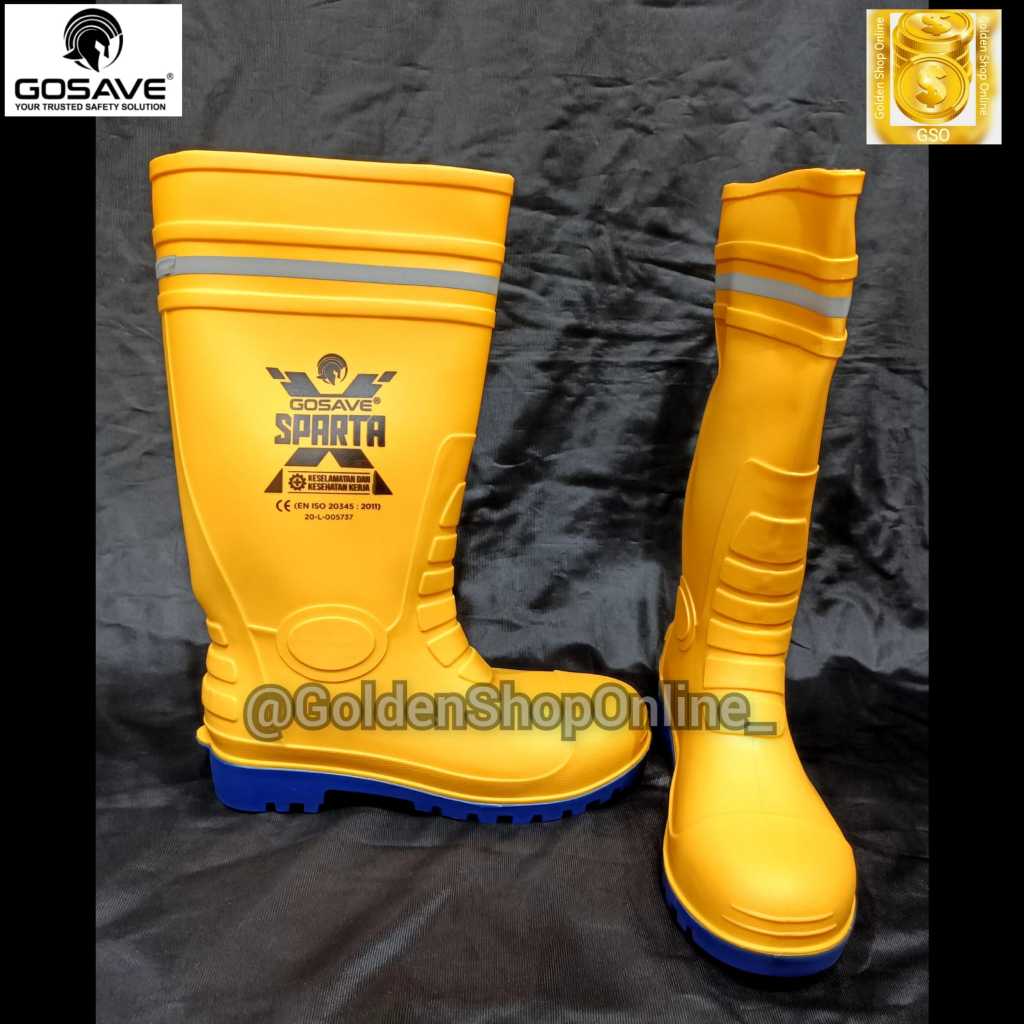 CUCI GUDANG GOSAVE SEPATU SAFETY BOOTS SPARTA X - STEEL TOE CAP