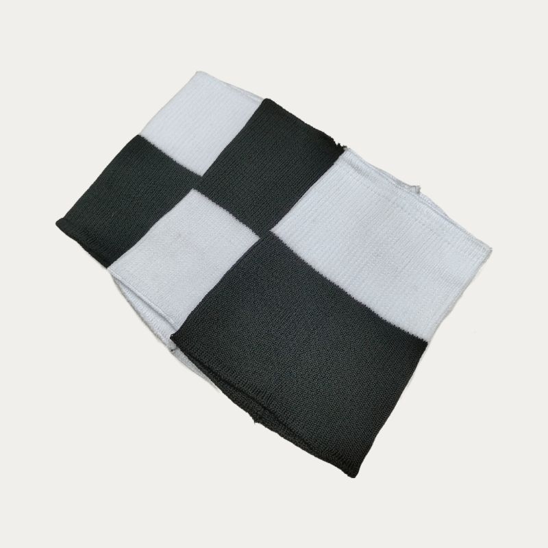 Ciput Hijab Hitam Putih Rajut