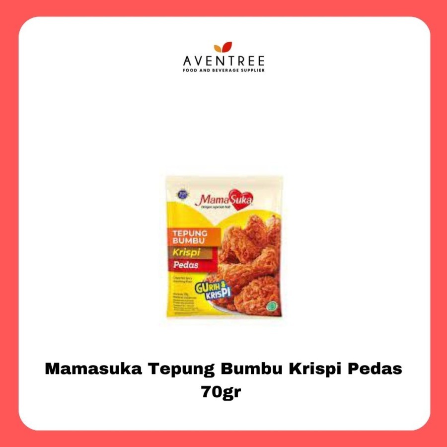 

MamaSuka Tepung BUmbu Krispi Pedas Ayam Sapi 70g