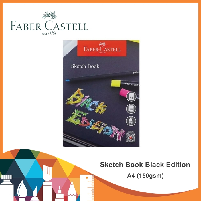 

Black Edition Sketch Book A4 / Sketch Book / Black Edition / Buku Gambar