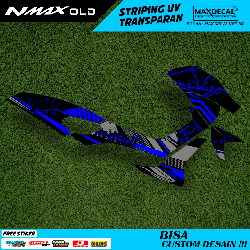 striping nmax turbo new thailand transparan old modifikasi motif api minimalis racing stiker nmax 39