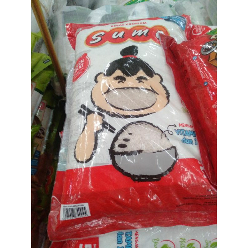 

New ! Beras Sumo Premium Merah berkualitas 5 kg enak dan pulen