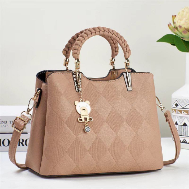 Tas Wanita Kulit Tali Panjang + Pendek