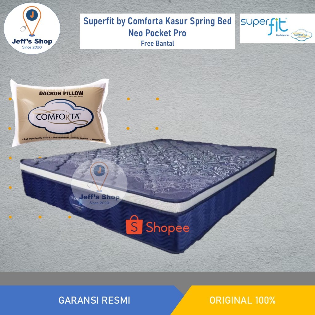 Superfit By Comforta Kasur Spring Bed Neo Pocket Pro