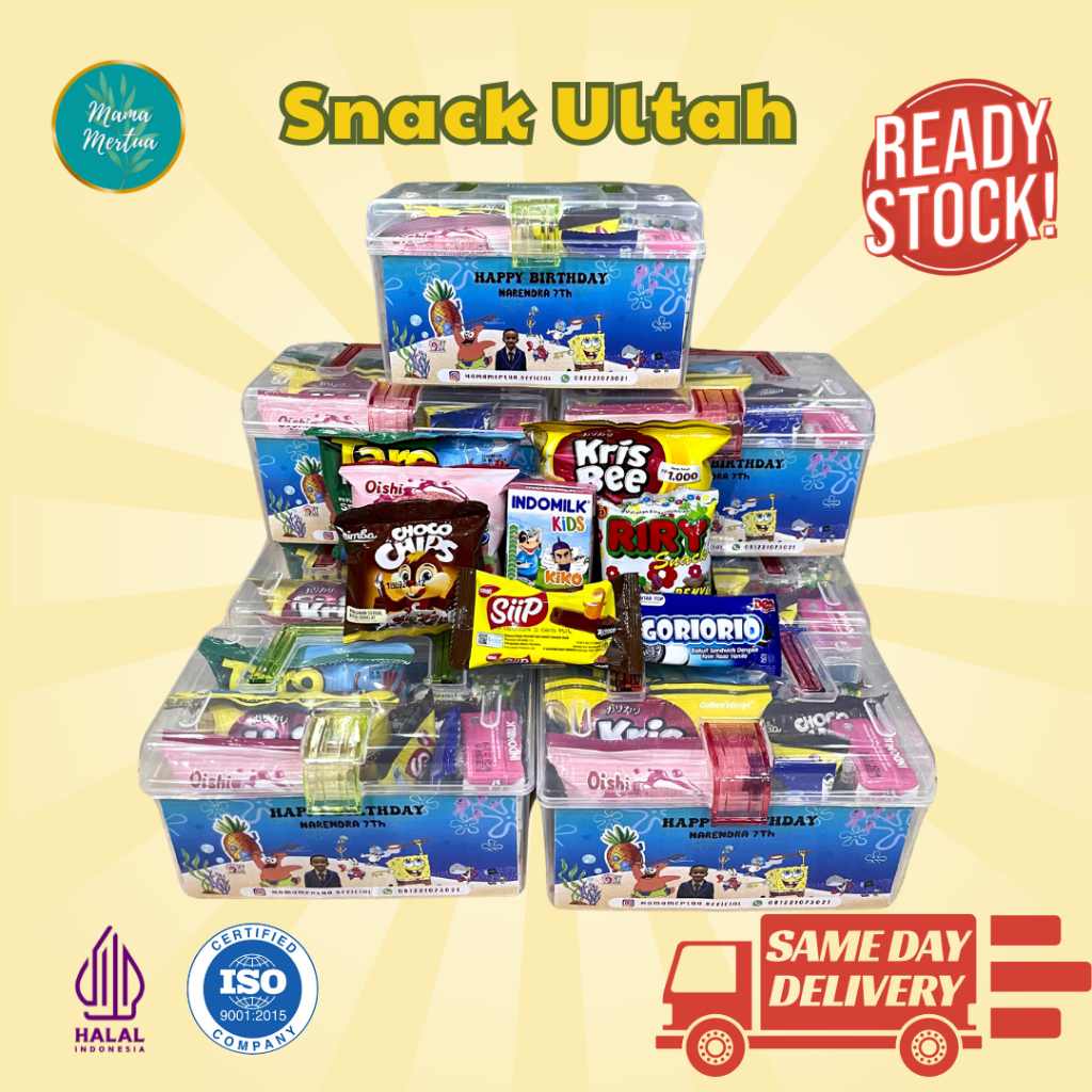

ulang tahun anak souvenir snack Big Box