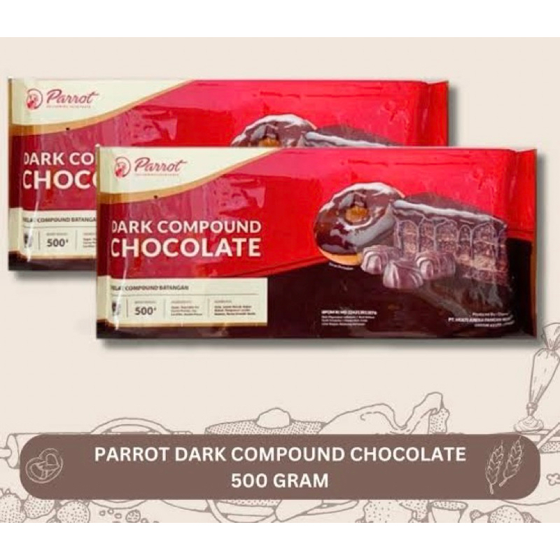 

Cokelat Parrot RM Dark 500g