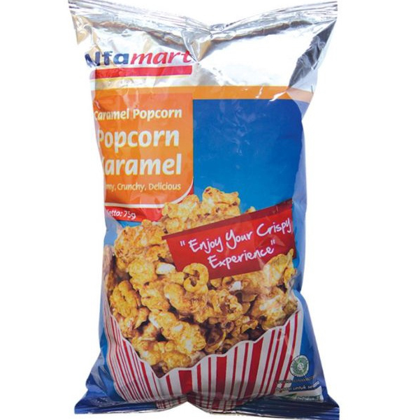 

Cemilan Alfamart Popcorn Karamel Enak 75 Gram