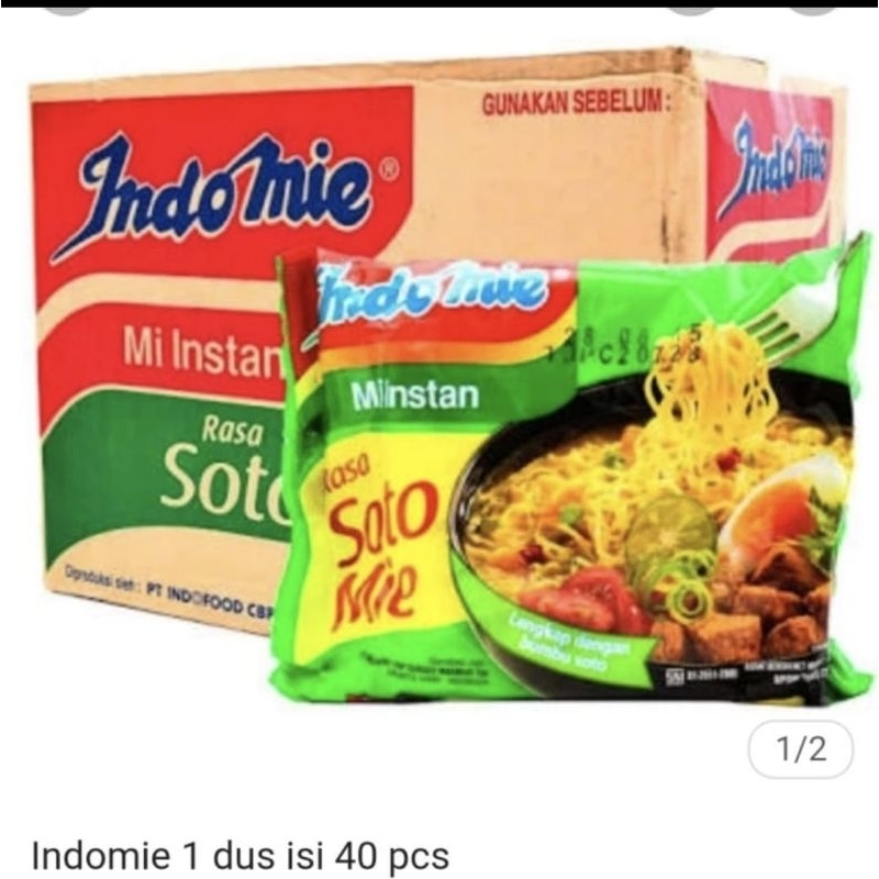 

Indomie Soto per dus isi 40 bungkus