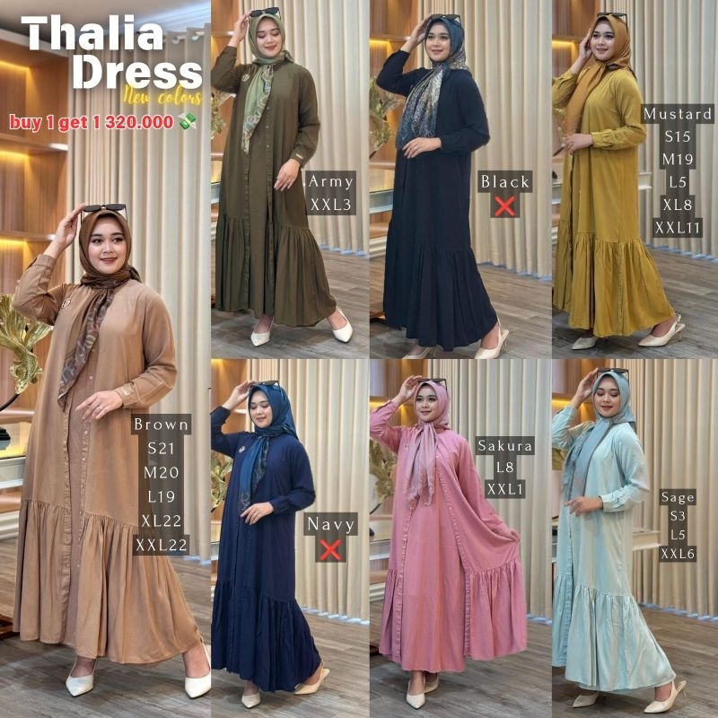 NEW THALIA DRESS (BAHAN HANA) by Journey Scarves / Gamis Jp / Gamis Journey / Journey Scarves / Jour