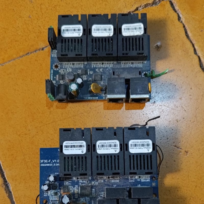 converter 3fo3lan / 2lan bekas normal support poe