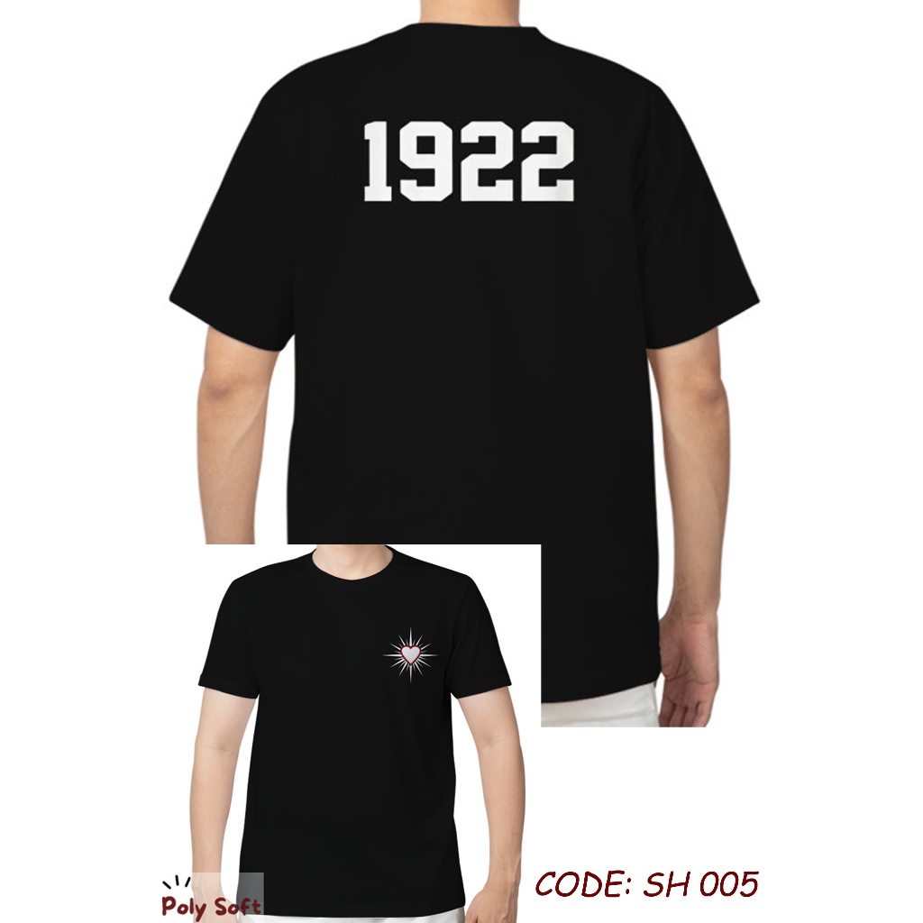 Kaos SH Terate Warna Hitam Tulisan 1922
