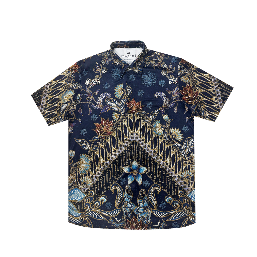 MAGANI Nosweat Parang Heights - Kemeja Batik Lengan Pendek