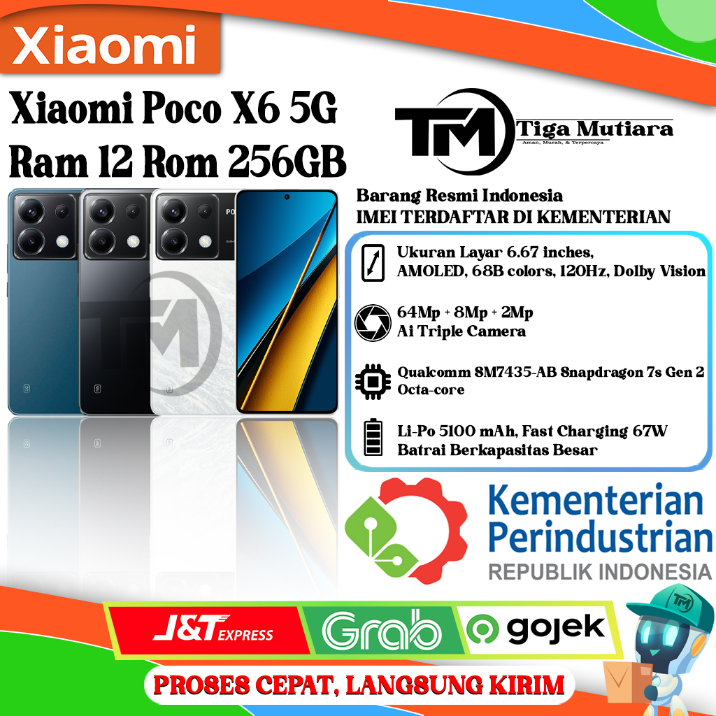 Xiaomi Poco X6 | X6 Pro 5G Ram 12/256GB | Ram 12/512GB