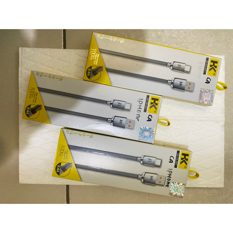 KABEL DATA HK ORI USB IPHONE 2.4a