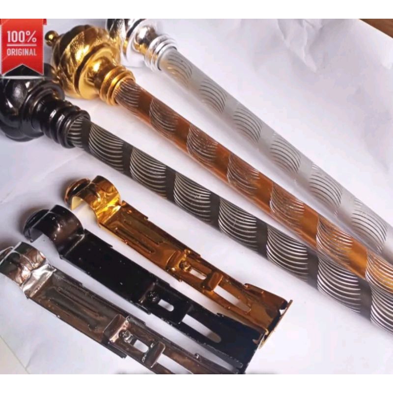 Batang Hordeng 2 meter full set batang gorden 1 setengah Fullset Batang Hordeng 1 meter Full set