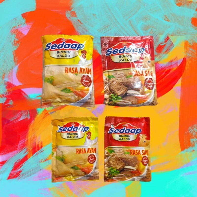

Sedaap Bumbu Kaldu Ayam dan Sapi 250 gr / 100 gr