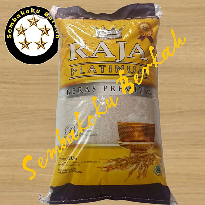 

Beras Raja Platinum 20Kg (GRATIS ONGKIR INSTANT)