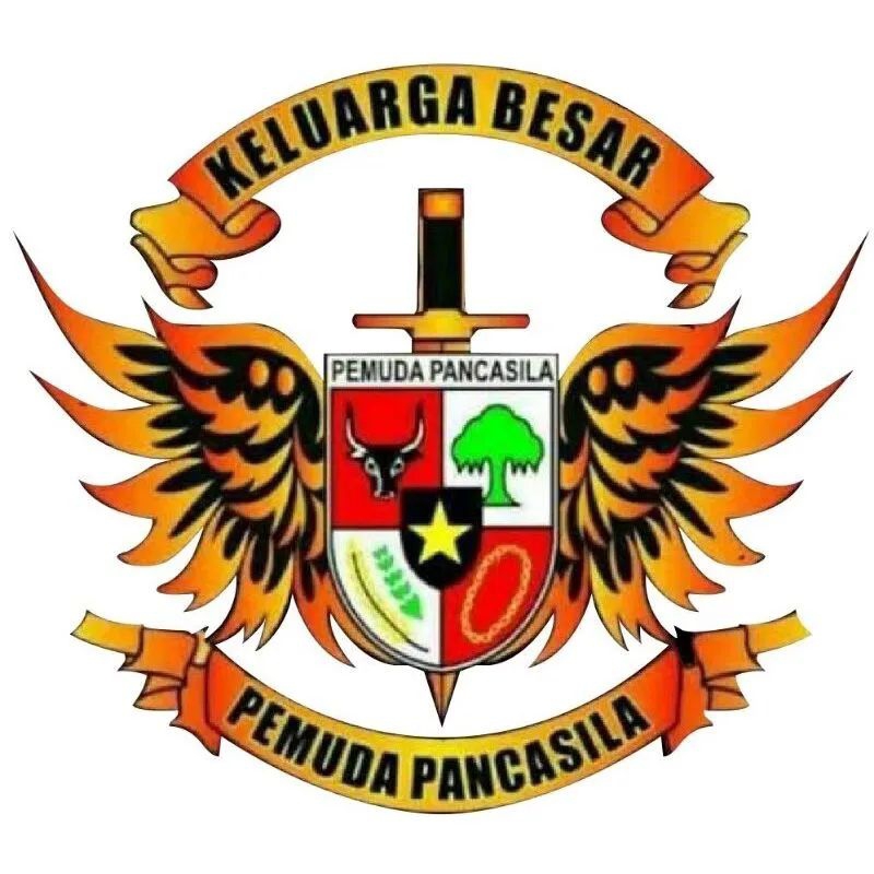 

stiker pemuda pancasila/stiker pp/stiker ormas/ 7x7cm isi 6 pcs