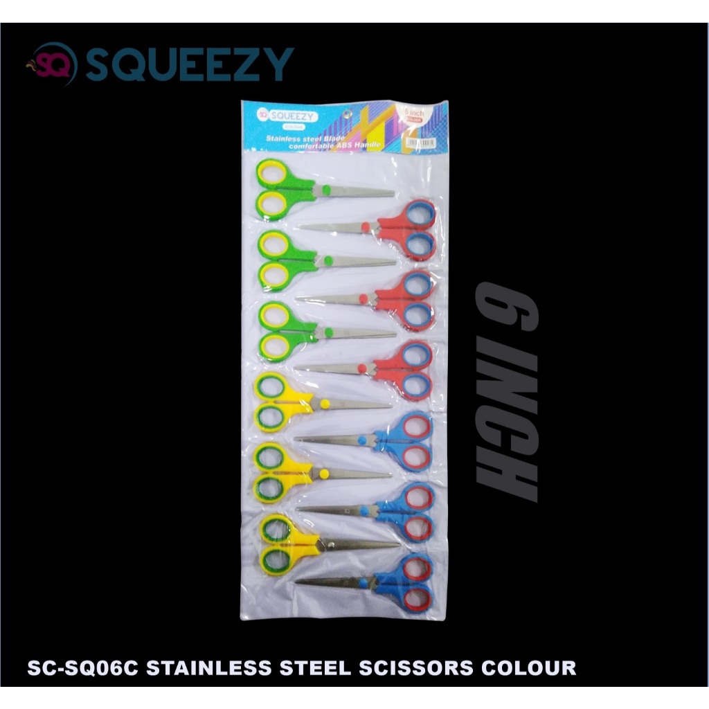 

Gunting SQUEEZY SQ-06 (6 inch) 1 pcs