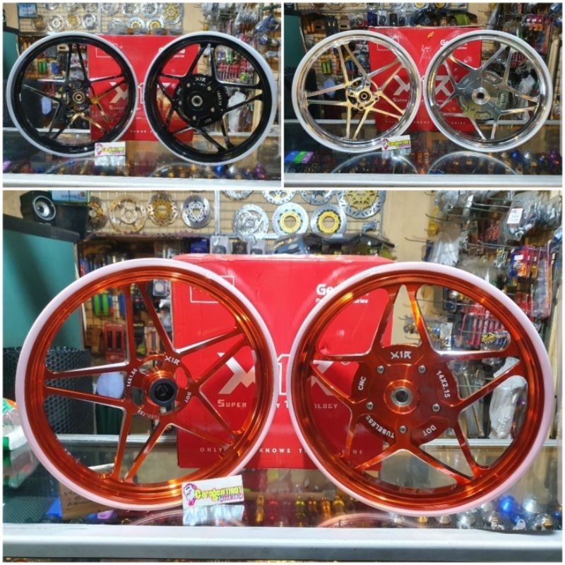 Velg X1R Bintang Honda Vario 125 150 PCX 150 CBU Ring 14 CNC Alloy Original Vietnam Universal