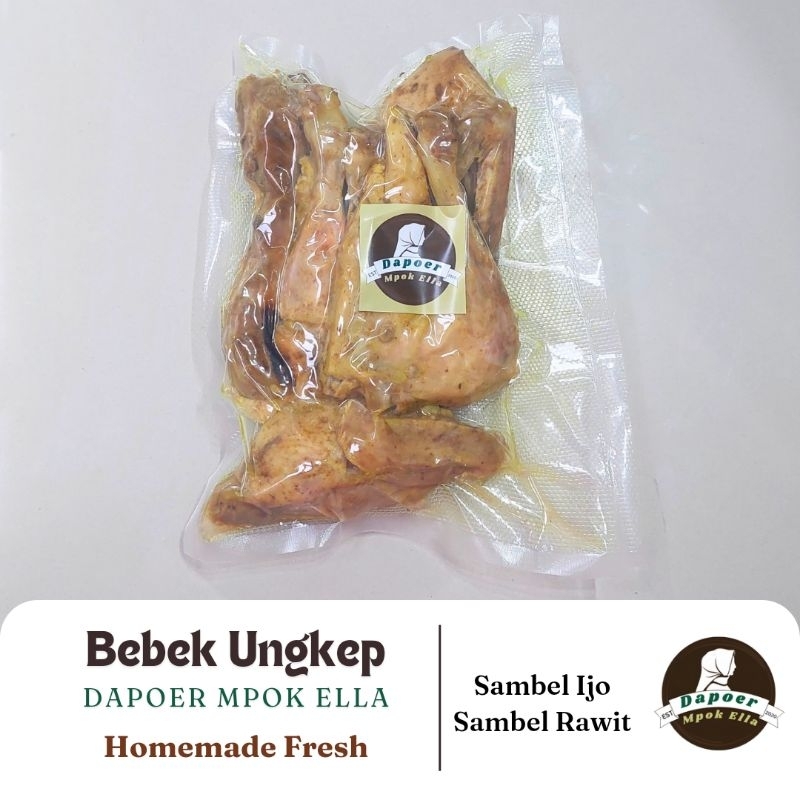 

Bebek Ungkep (1kg) - Sambel Ijo/Rawit
