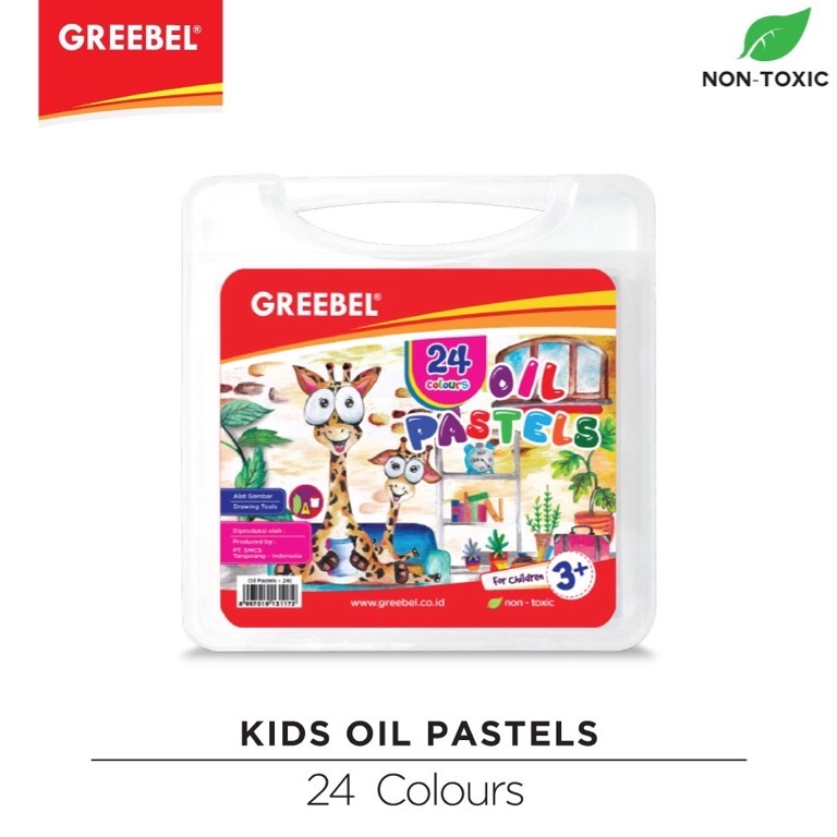 

GREEBEL 24 OIL PASTELS CRAYON GREEBEL 24 WARNA KODE O8I9