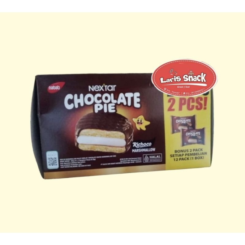 

Nextar Choco Pie Marshmallow Richoco All Varian Box (isi 12 Pcs)