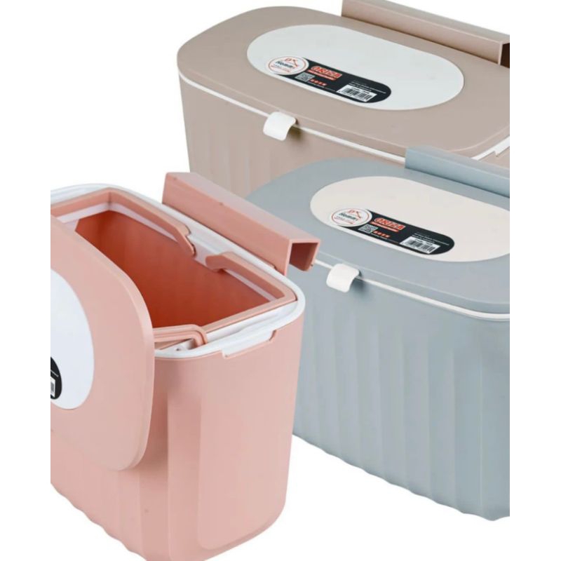 A1 Brv7 Tempat sampah dapur gantung kitchen set Organizer dapur tong sampah plastik aesthetic terbar