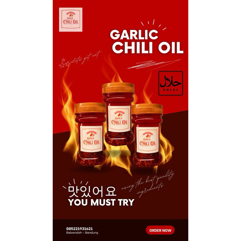 

GARLIC CHILI OIL minyak cabe bawang